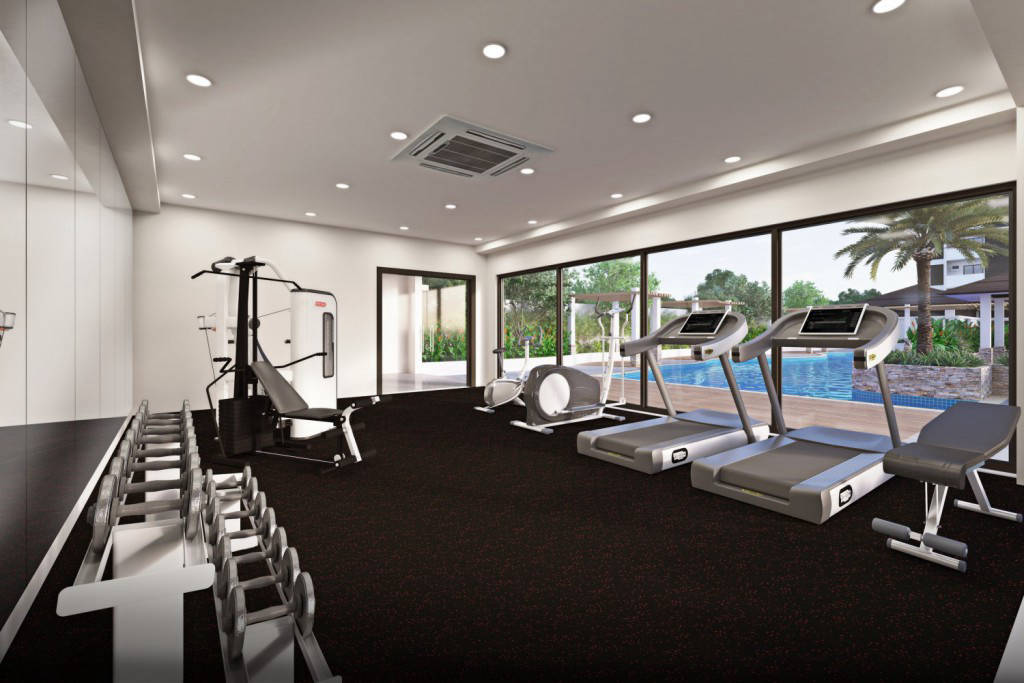 Artist's Perspective of Fitness Center