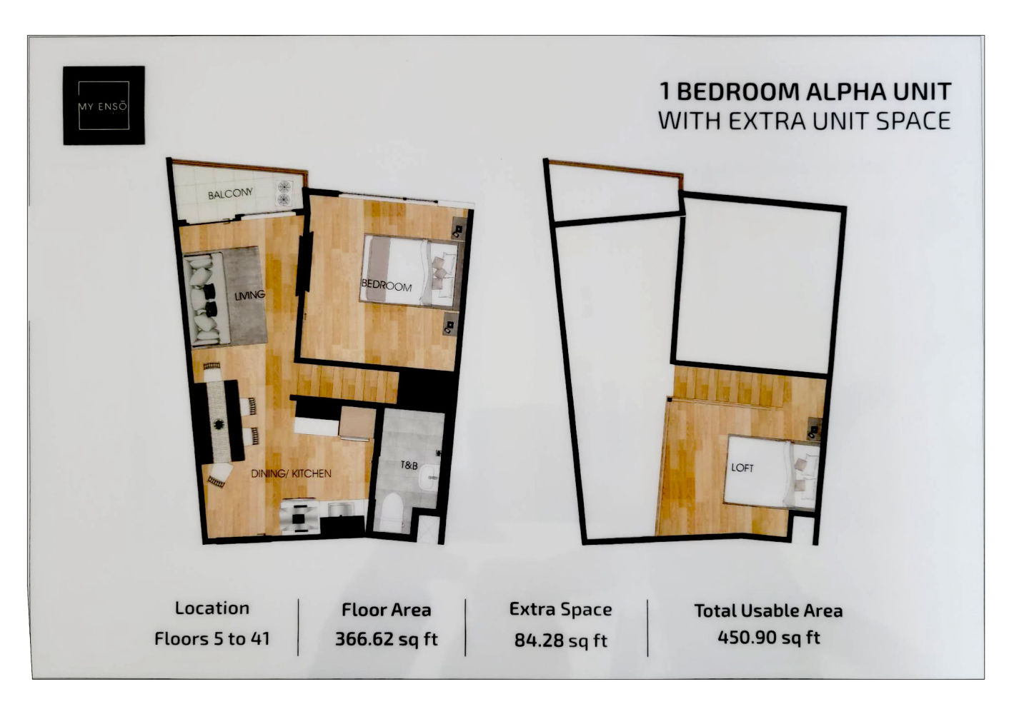 My Enso 1BR ALPHA with Extra Loft